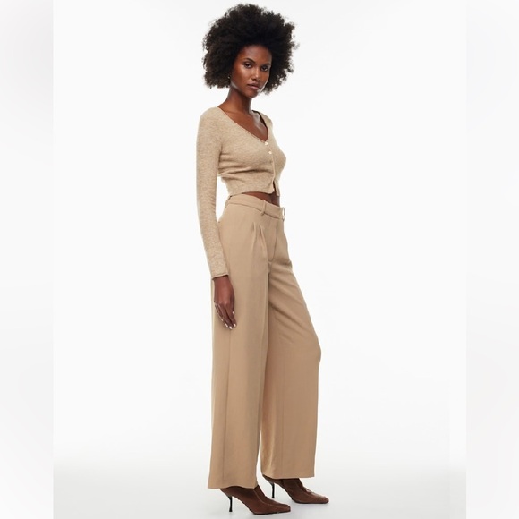 Aritzia Wilfred Wool & Cashmere Blend Santorini Soft Buttoned Cardigan Size XS - Picture 2 of 14